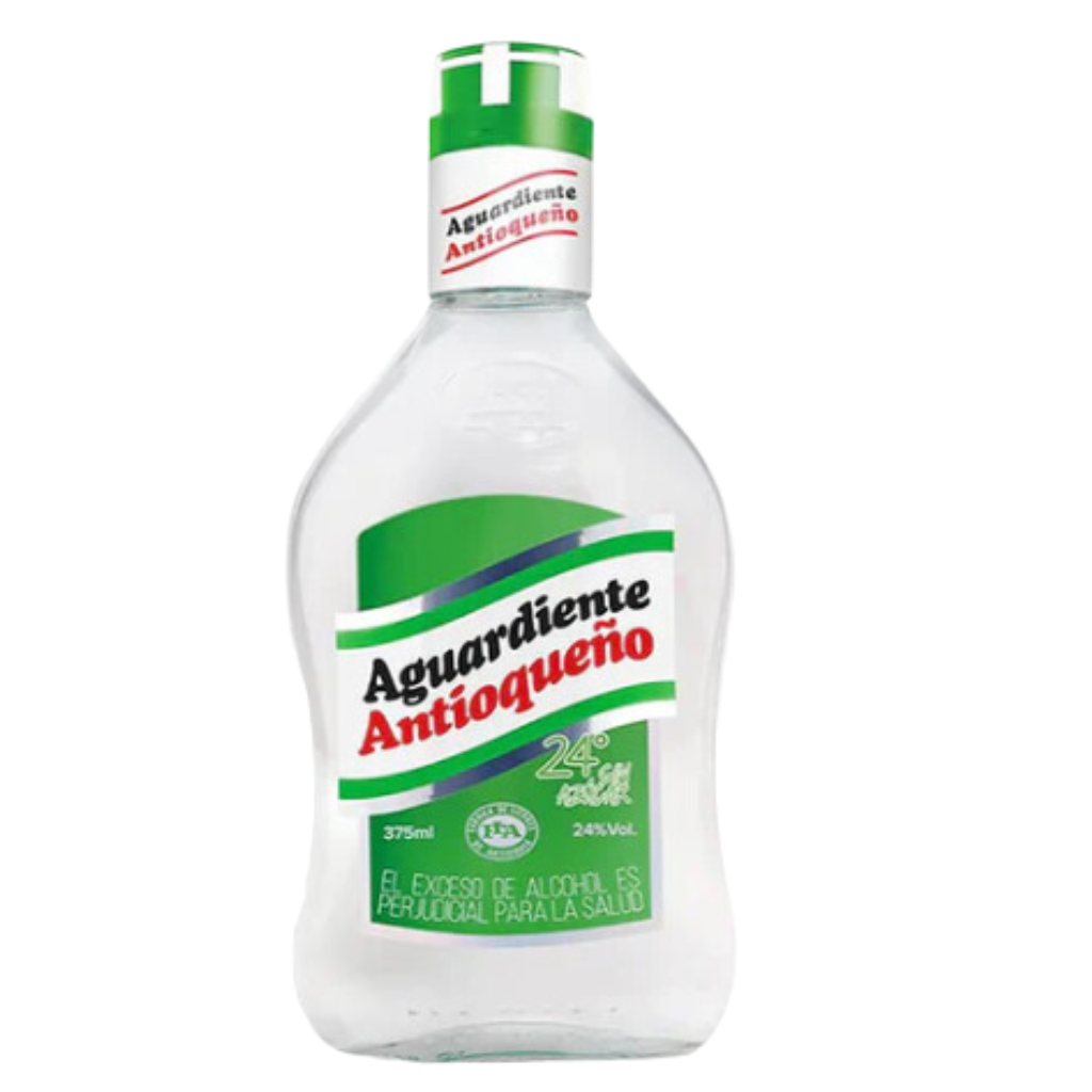 Aguardiente Antioqueño Tapa Verde Media - 375ml