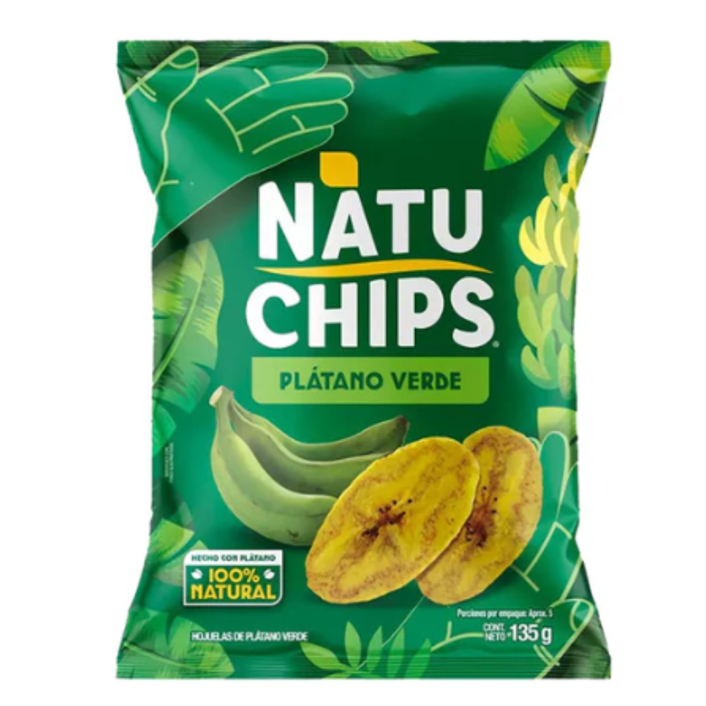 Pasabocas Platanitos Natuchips - 135g