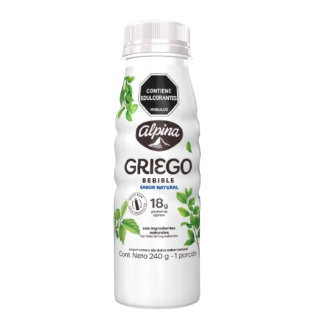 Yogurt griego ALPINA botella (240 gr)