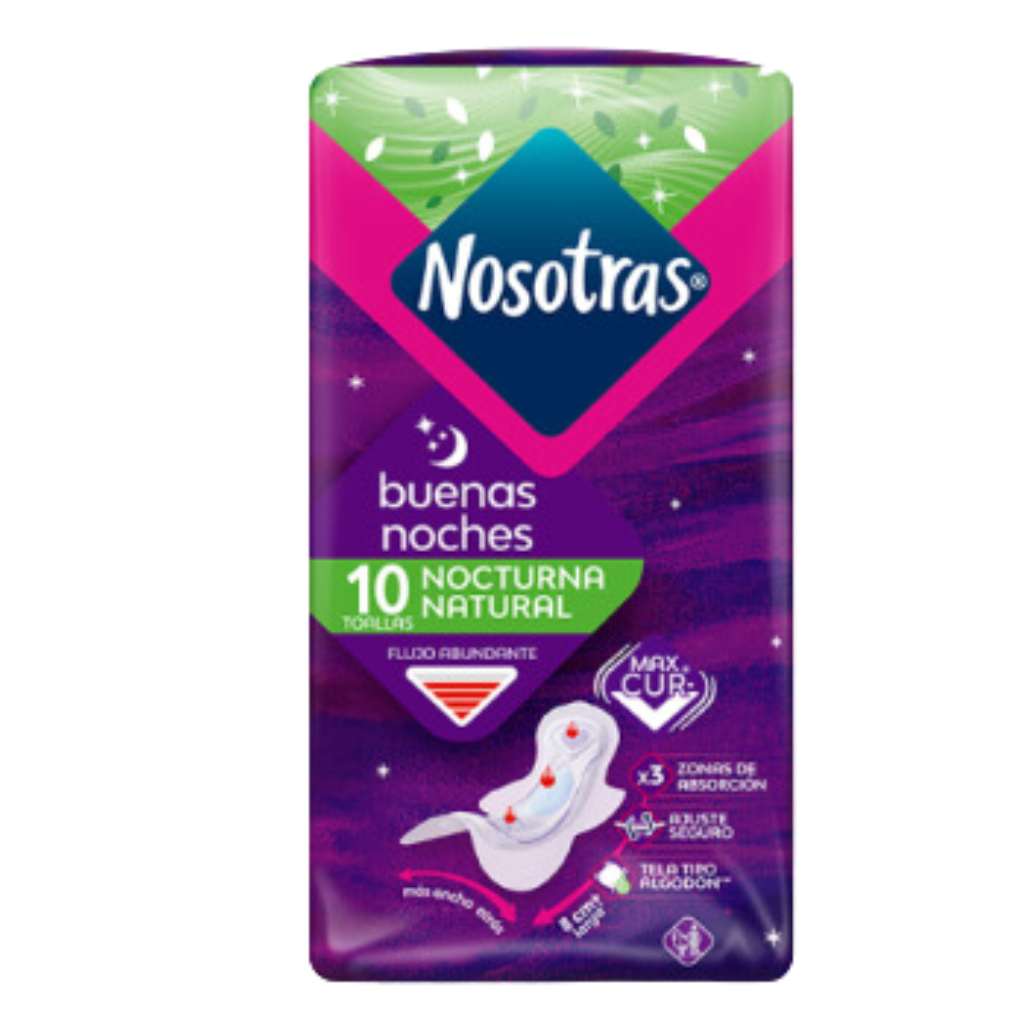Toallas Nosotras Natural Buenas Noches