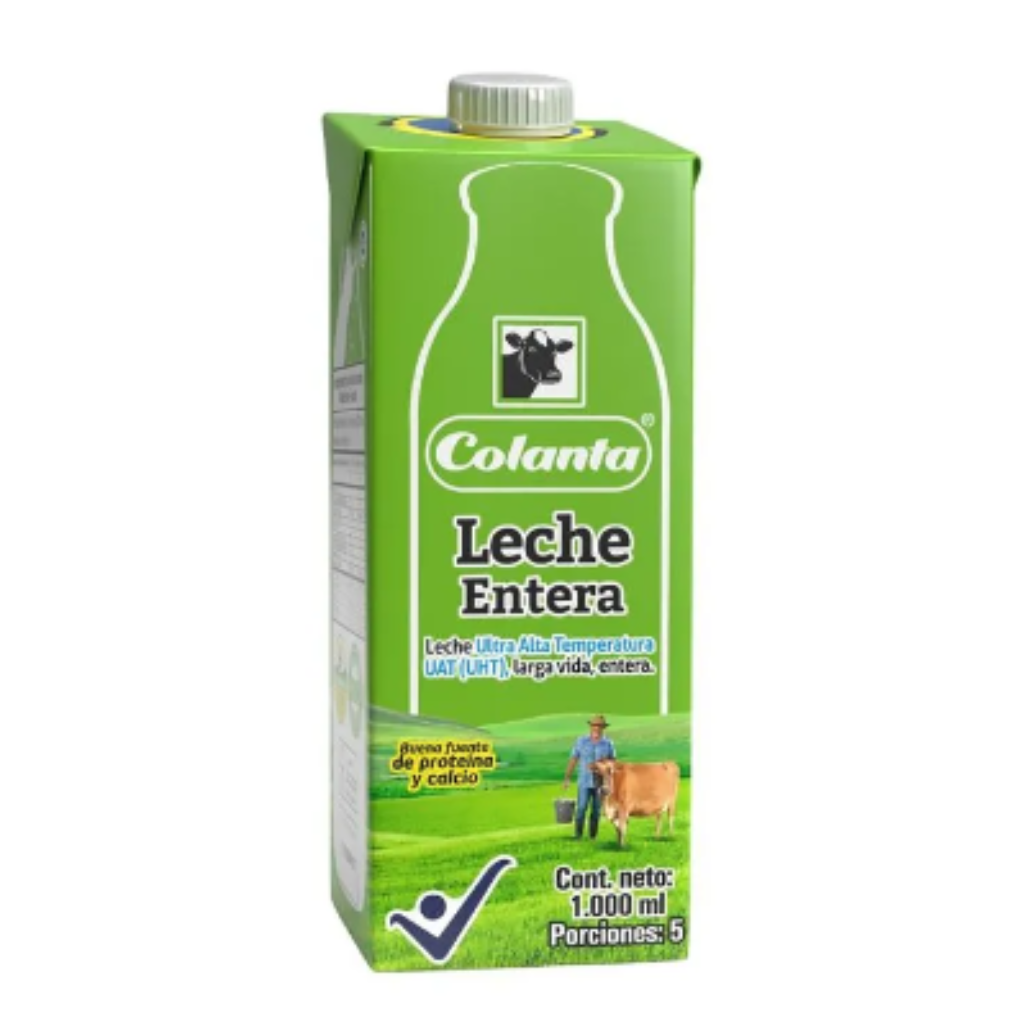 Leche Colanta Entera 1000 Ml