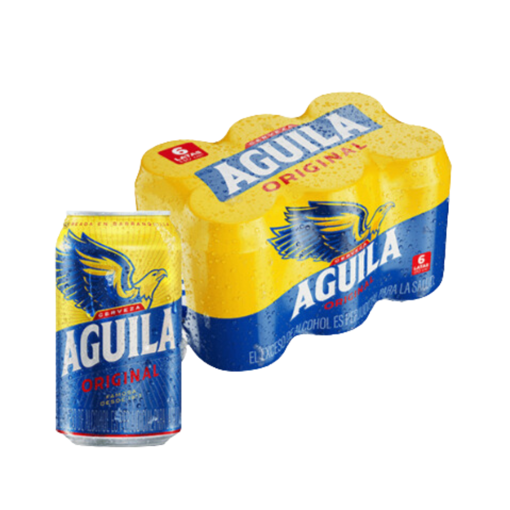 Cerveza Aguila Laton X6 Und