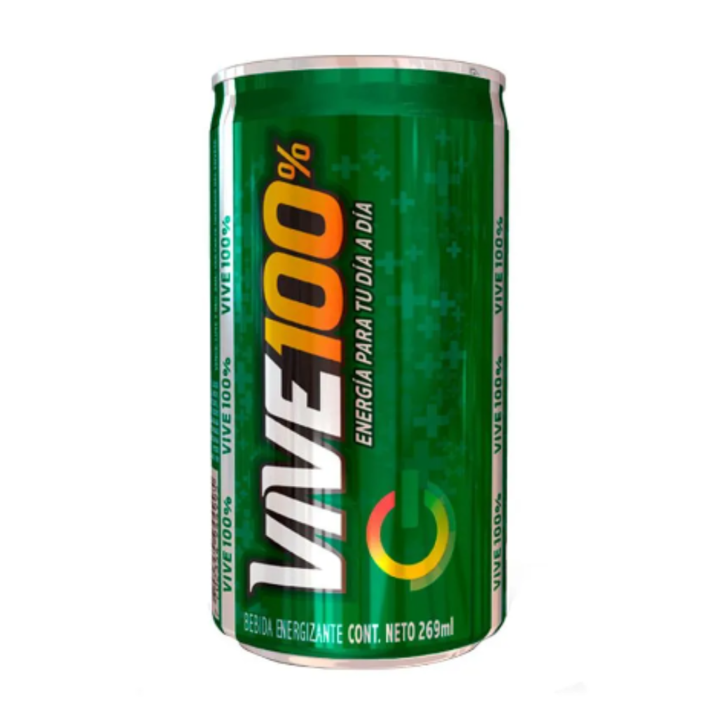 Bebida energizante Vive 100 lata x 269ml