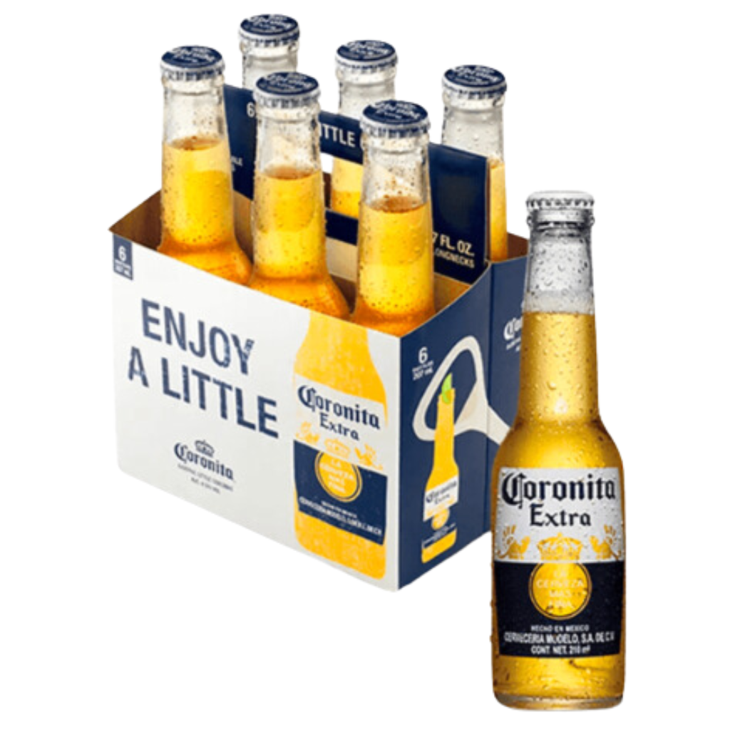 Cerveza Coronita Extra X6