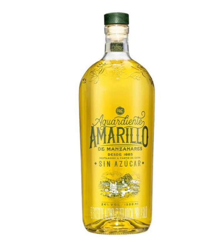 Aguardiente amarillo garrafa 1.5 ML