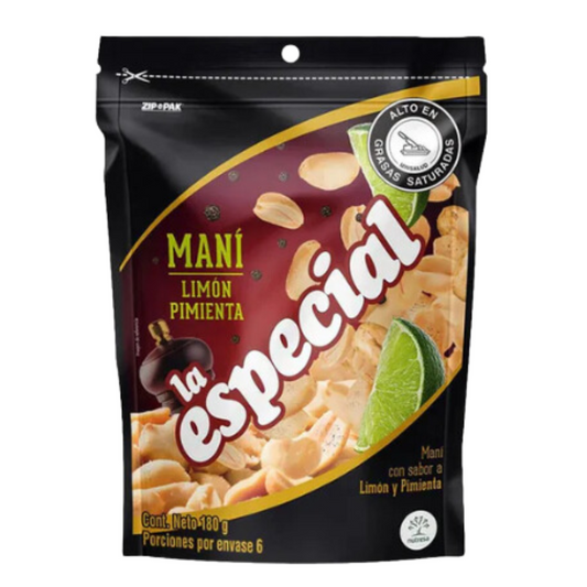 Maní Limón Pimienta La Especial Doypack - 180g