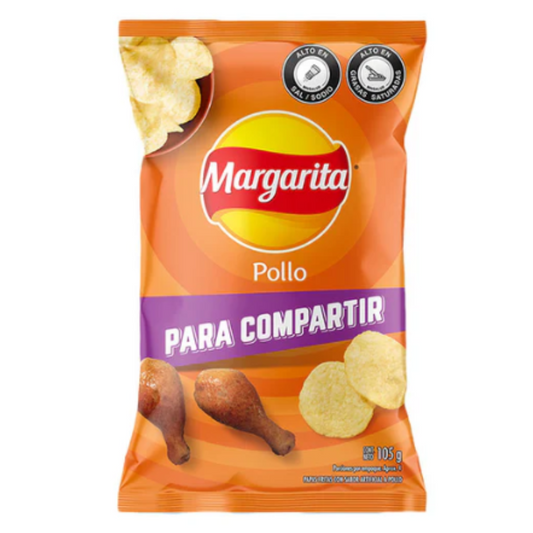 Papas Margarita Sabor Pollo - 105g