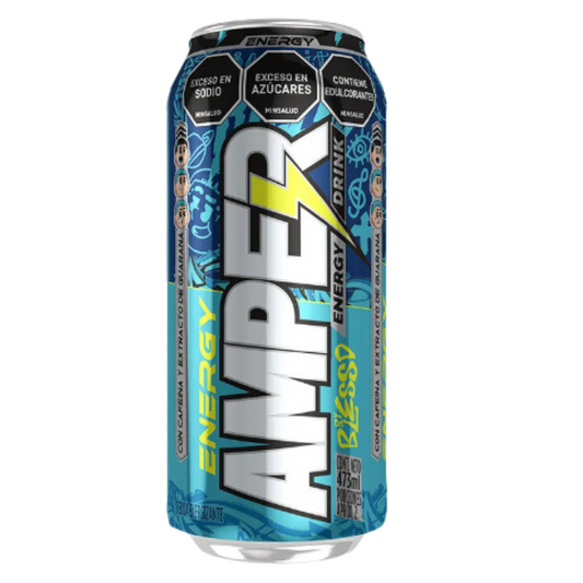 Bebida Energizante Amper Lata Azul x 473 ml