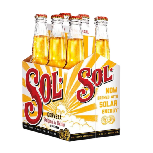 Cerveza Sol botella sixpack x 330ml