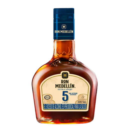 Ron Medellín 5 Años Extra Añejo Media - 375ml