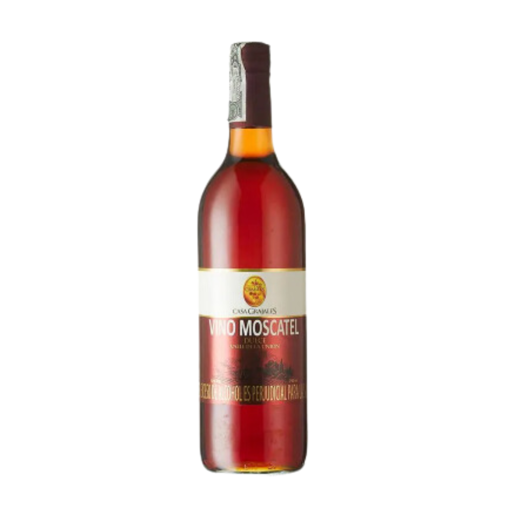 Vino moscatel dulce Casa Grajales x 750 ml