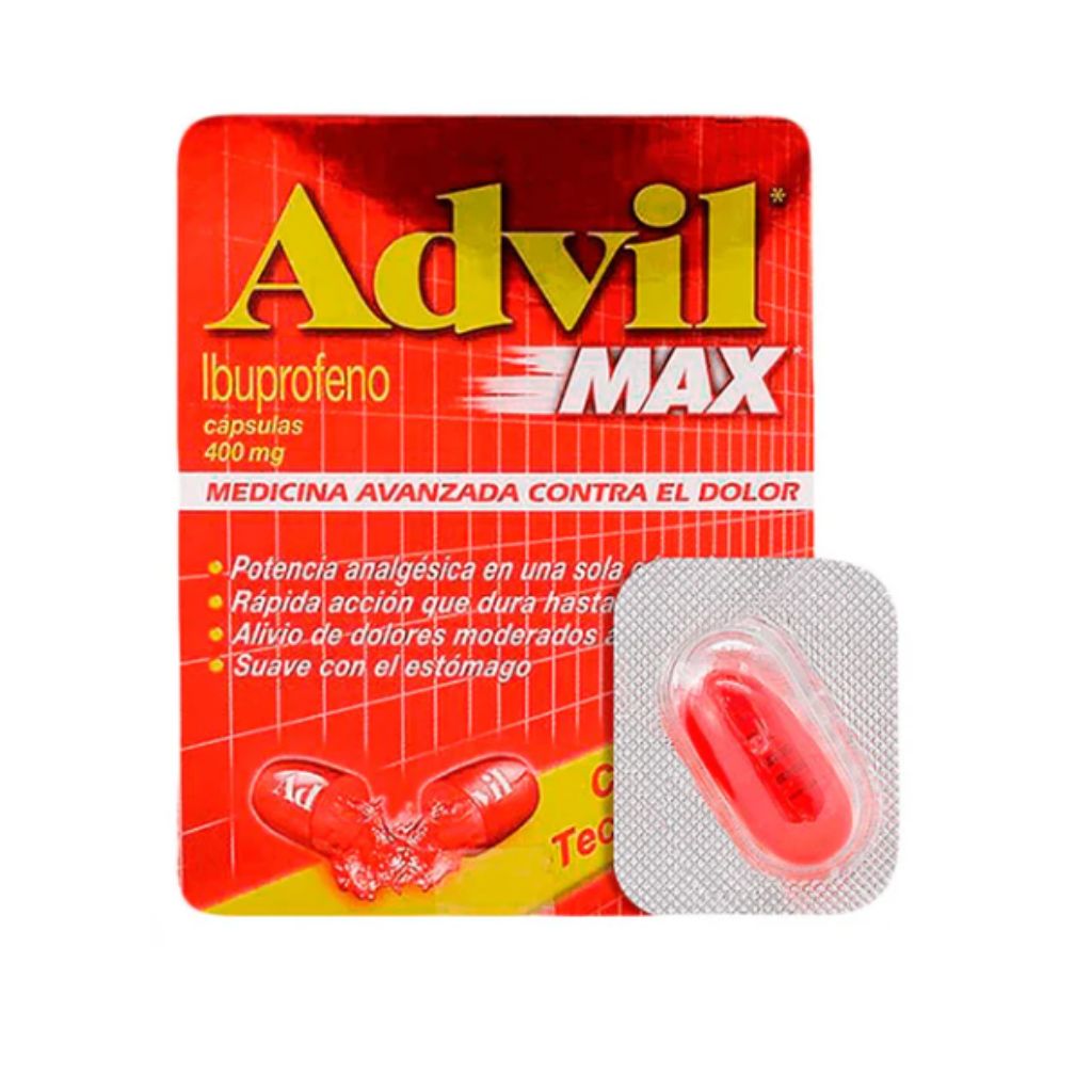 Analgésico Advil Max Dolor