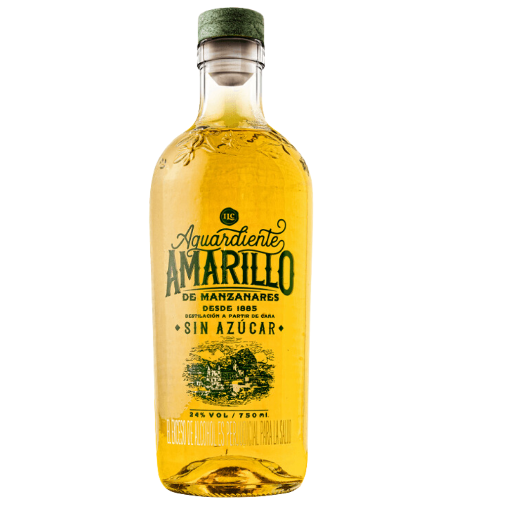 Aguardiente Amarillo Sin Azúcar Manzanares - 750 Ml