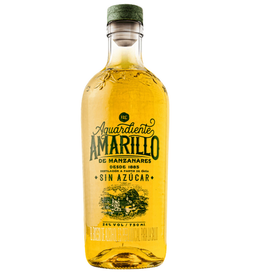 Aguardiente Amarillo Sin Azúcar Manzanares - 750 Ml