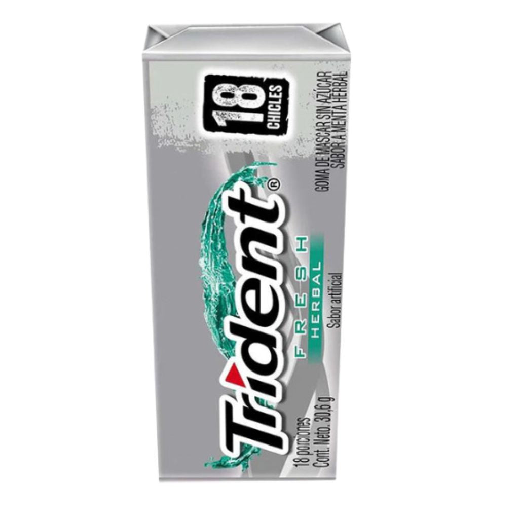 Chicle Trident Americano Fresh Herbal - 30g