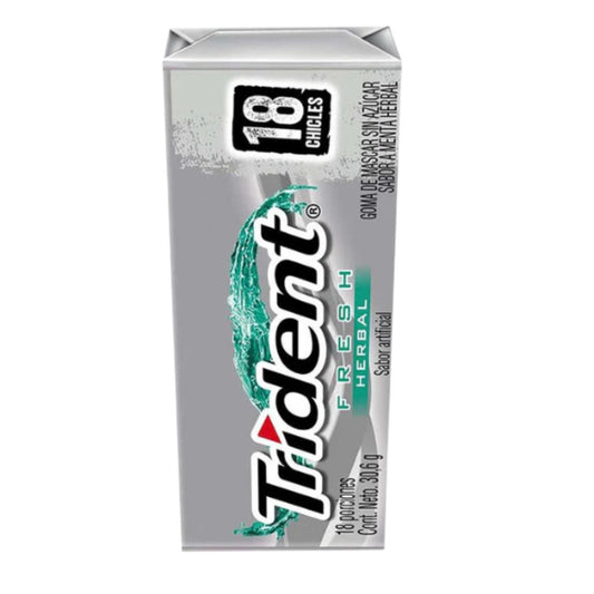 Chicle Trident Americano Fresh Herbal - 30g
