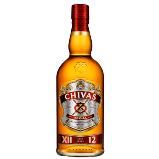 Whisky Chivas Regal 12 Años Botella