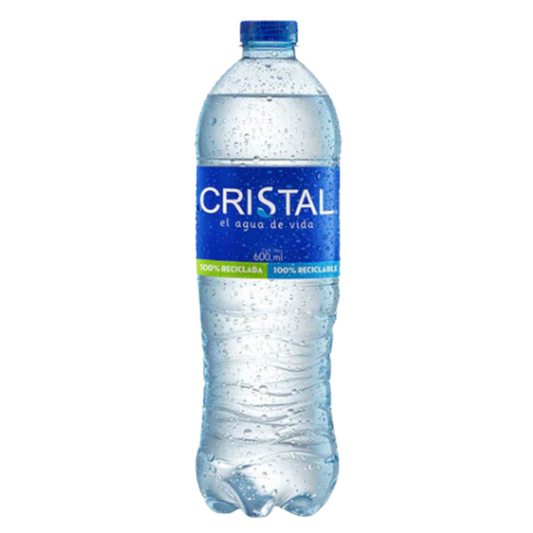 Agua Cristal Botella - 600ml