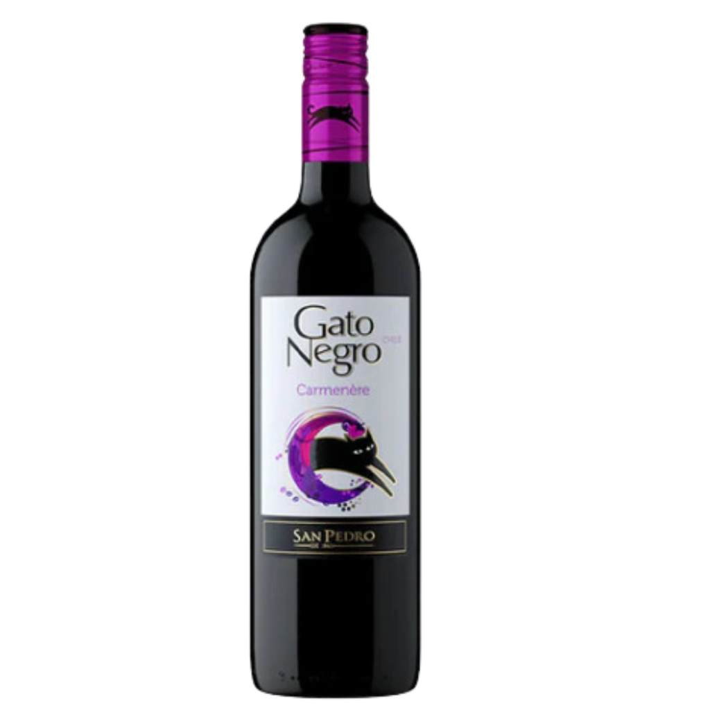 Vino Gato Negro Carmenere Botella - 750ml