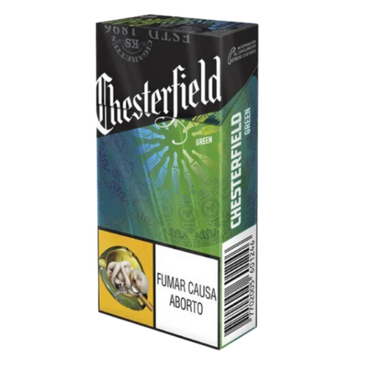 Cigarrillo Chesterfield Green - Medio 10und