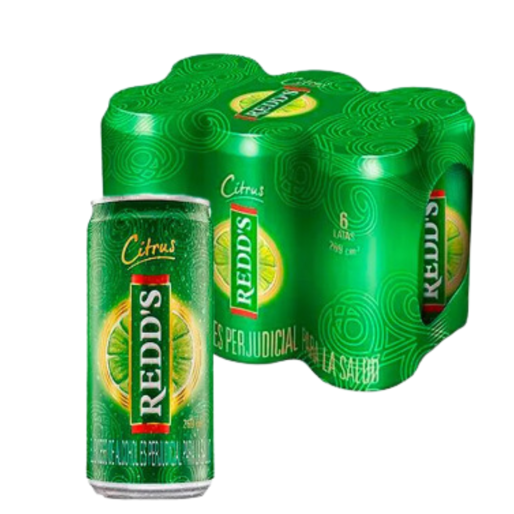 Cerveza REDDS Lata x6und 269ml