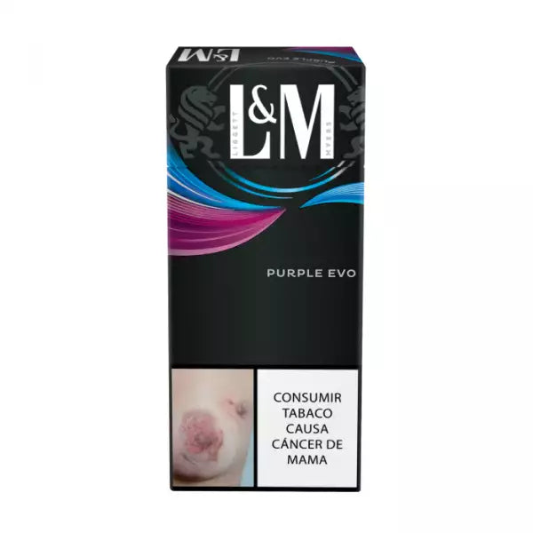 Cigarrillo LyM negro- Medio 10und